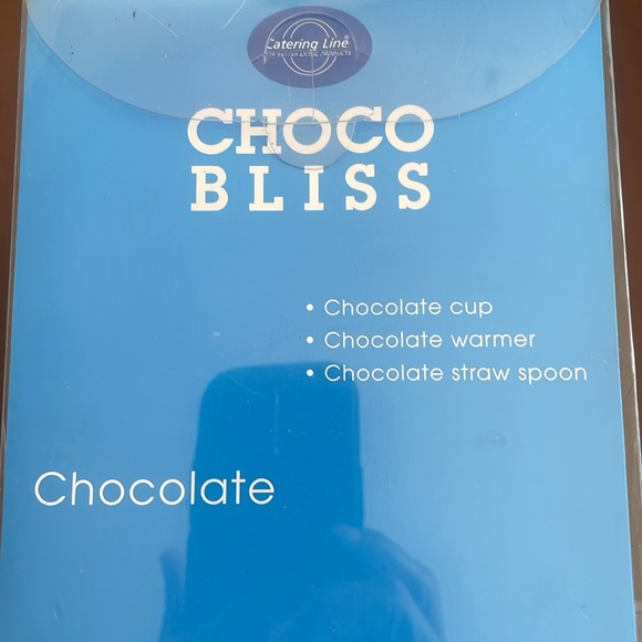 NWT: Choco Bliss Chocolate Warmer Cup and Straw Spoon Set! - Picture 11 of 13